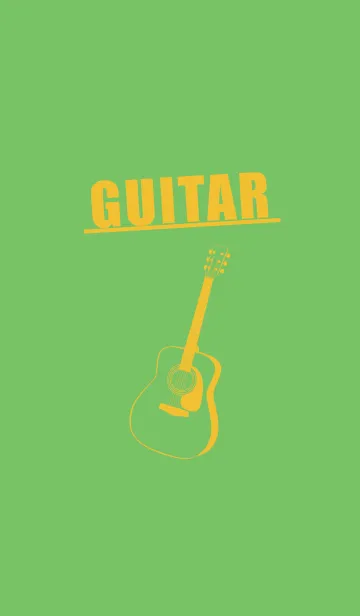 [LINE着せ替え] GUITAR COLOR  ディープピーグリーンの画像1