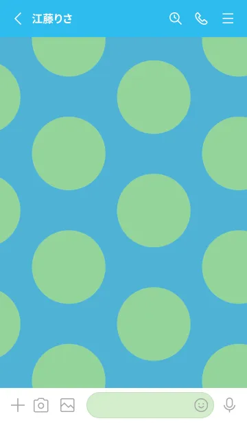 [LINE着せ替え] シンプル ドット 216の画像2