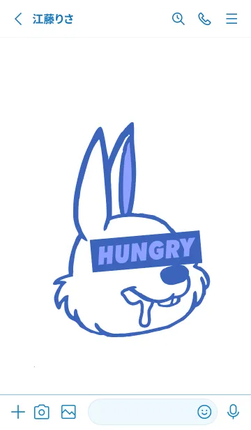 [LINE着せ替え] ハングリー.ラビット 53の画像2