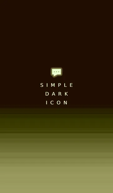 [LINE着せ替え] シンプル ダーク アイコン 122の画像1