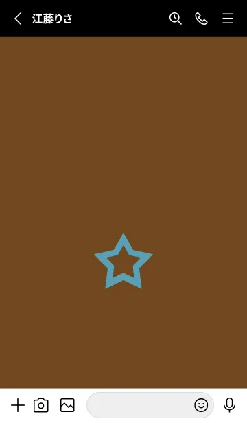 [LINE着せ替え] シンプル ロック スター 58の画像2