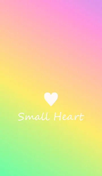 Small Heart *Green+Yellow+Pink 2*の着せ替えメイン画像