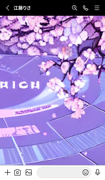 [LINE着せ替え] 月光夜桜#DC118。の画像2