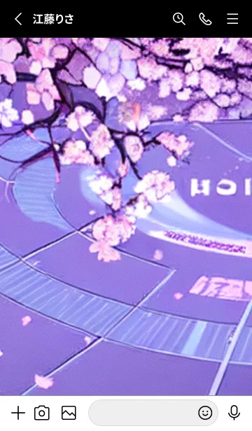 [LINE着せ替え] 月光夜桜#DC116。の画像2