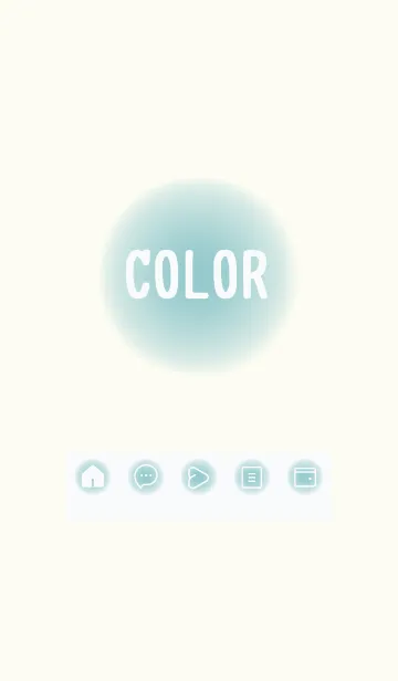 [LINE着せ替え] green color D47の画像1