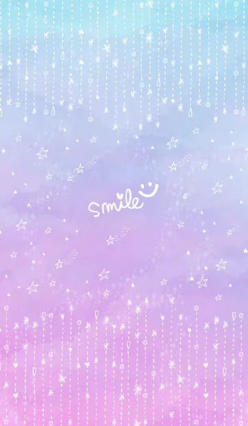 [LINE着せ替え] 星 キラキラ グラデーション8の画像1