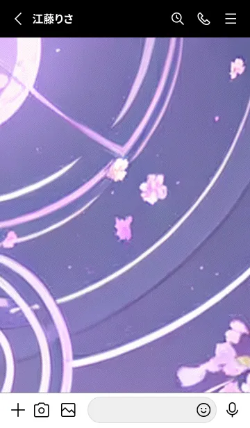 [LINE着せ替え] 月光夜桜#DC113。の画像2