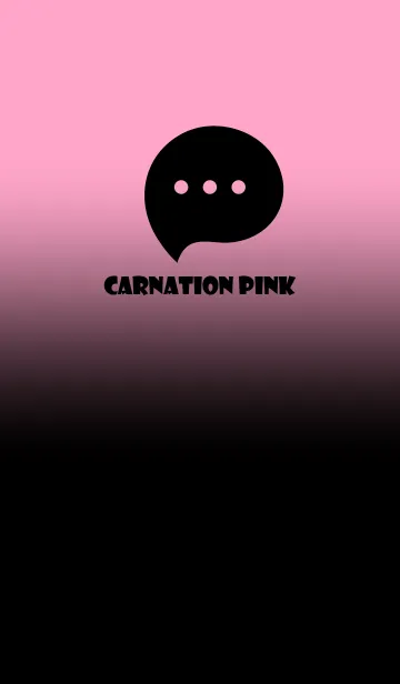 [LINE着せ替え] Black & Carnation Pink Theme V3 (JP)の画像1