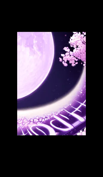 [LINE着せ替え] 月光夜桜#DD011。の画像1