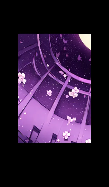 [LINE着せ替え] 月光夜桜#DD08。の画像1
