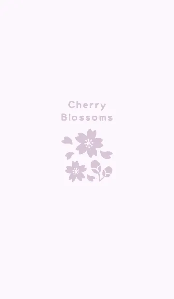 [LINE着せ替え] 桜11<パープルピンク>の画像1