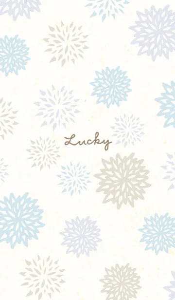 [LINE着せ替え] 3色の花22の画像1