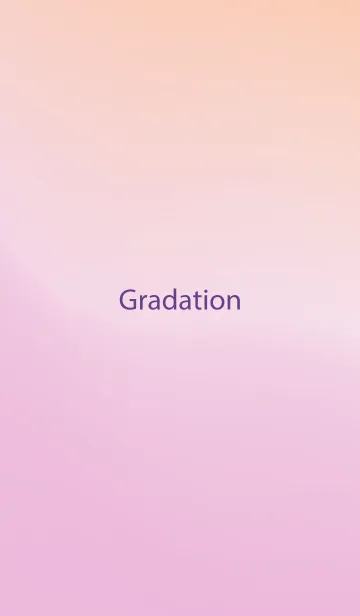 [LINE着せ替え] gradation ORANGE&PINK 65の画像1