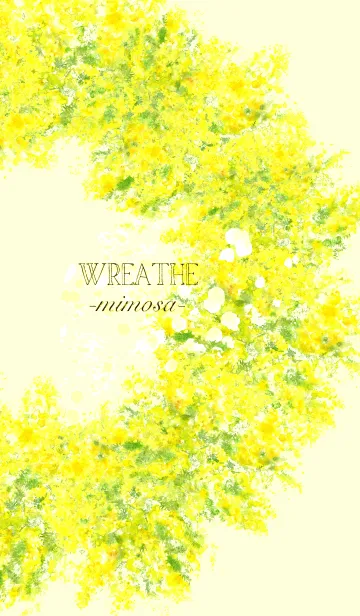 [LINE着せ替え] Wreathe -mimosa-の画像1