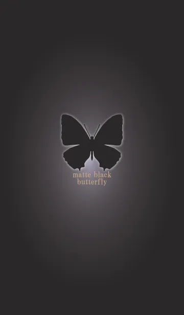 [LINE着せ替え] matte black butterfly 3の画像1