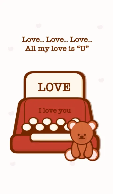 [LINE着せ替え] Time to sent love letter 6の画像1