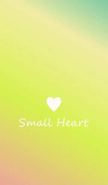[LINE着せ替え] Small Heart *Pink+Green+Blue*の画像1