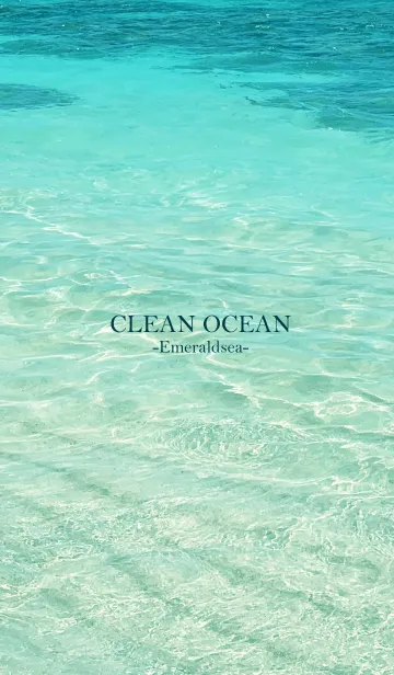 [LINE着せ替え] CLEAN OCEAN-Emerald sea MEKYM 37の画像1