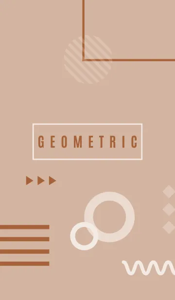 [LINE着せ替え] Minimal Geometric Cameoの画像1