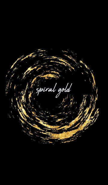 [LINE着せ替え] spiral gold 31の画像1