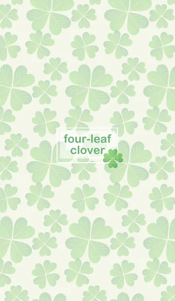 [LINE着せ替え] four leaf clover 34の画像1