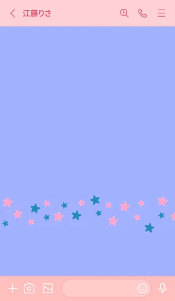 [LINE着せ替え] SIMPLE COLOR STAR THEME 11の画像2