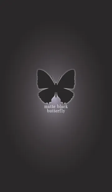 [LINE着せ替え] matte black butterfly 4の画像1