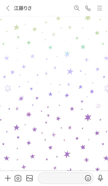 [LINE着せ替え] ミニ スターズ _107の画像2