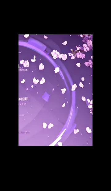 [LINE着せ替え] 月光夜桜#DD014。の画像1