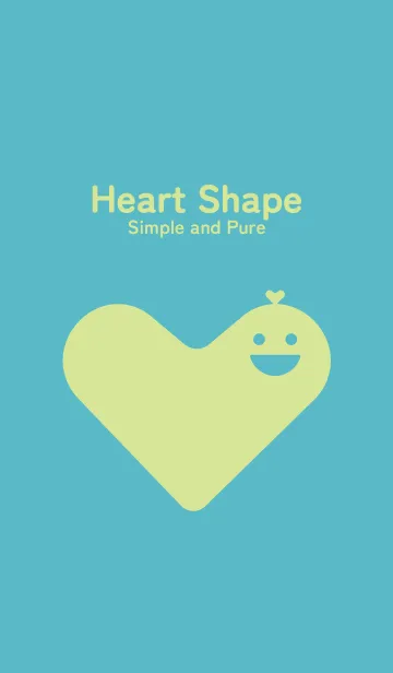 [LINE着せ替え] ハート型の着せかえ 新橋色の画像1