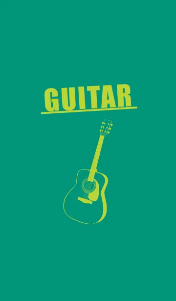 [LINE着せ替え] GUITAR COLOR  ターコイズグリーンの画像1