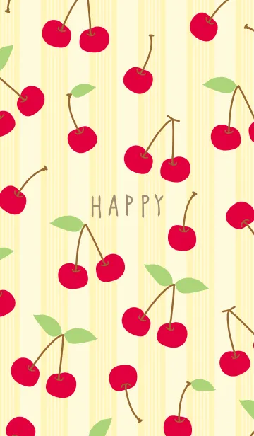 [LINE着せ替え] チェリー チェリー シンプル6の画像1