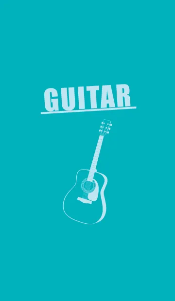 [LINE着せ替え] GUITAR COLOR  アジュールブルーの画像1