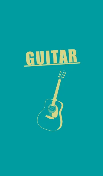 [LINE着せ替え] GUITAR COLOR  ターコイズの画像1