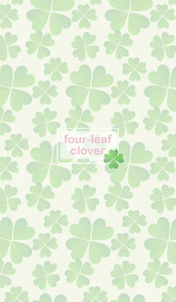 [LINE着せ替え] four leaf clover 35の画像1