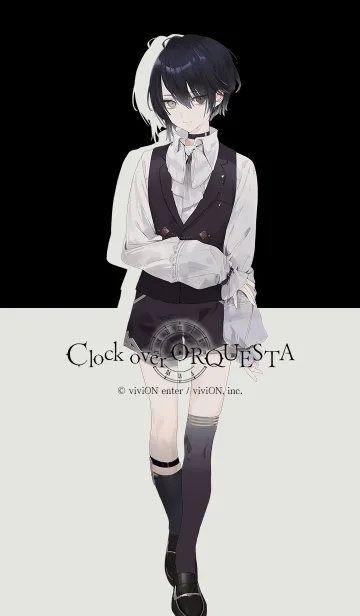 [LINE着せ替え] Clock over ORQUESTA 朱鷺燈 零士ver.の画像1