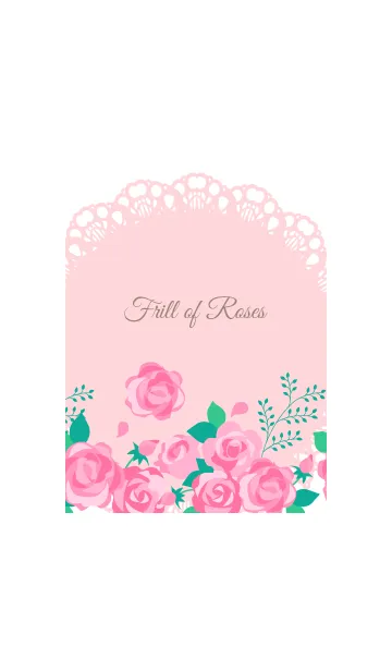 [LINE着せ替え] Frill of Roses 4の画像1