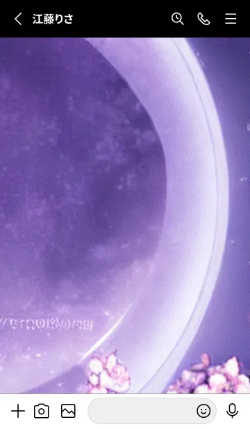 [LINE着せ替え] 月光夜桜#DD025。の画像2