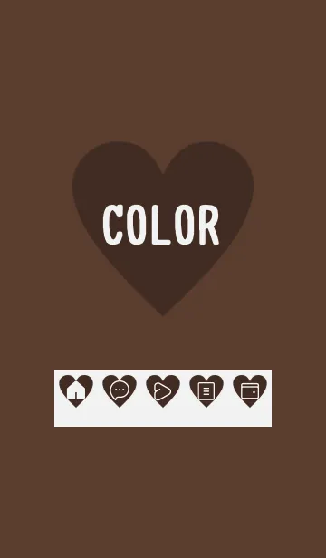 [LINE着せ替え] brown color F21の画像1
