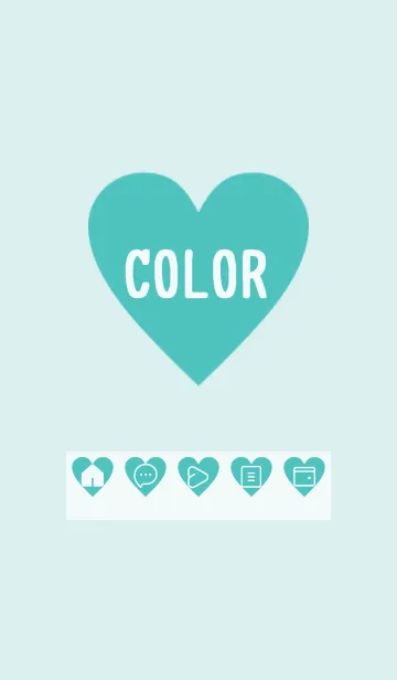 [LINE着せ替え] green color F50の画像1