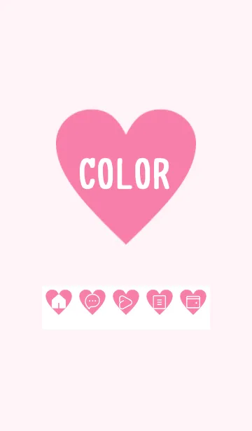 [LINE着せ替え] pink color F21の画像1