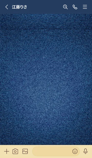 [LINE着せ替え] HAPPY SMILE DENIM HEART-MEKYM 26の画像2