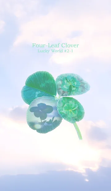 [LINE着せ替え] Four-Leaf Clover Lucky World #2-1の画像1