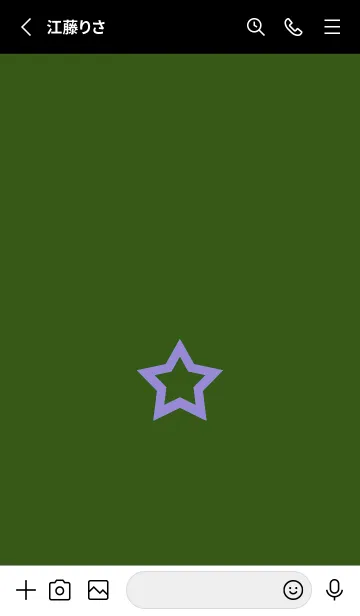 [LINE着せ替え] シンプル ロック スター 60の画像2