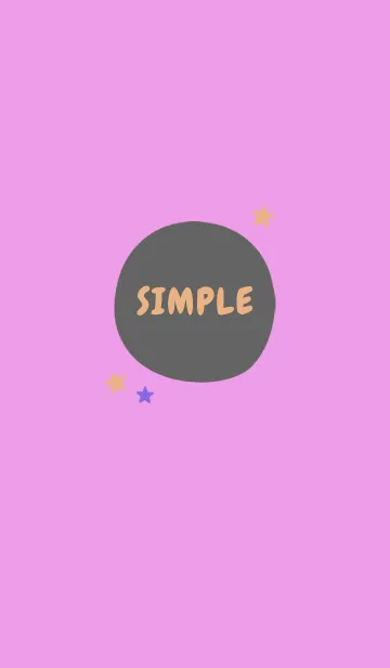 [LINE着せ替え] SIMPLE COLOR STAR THEME 13の画像1
