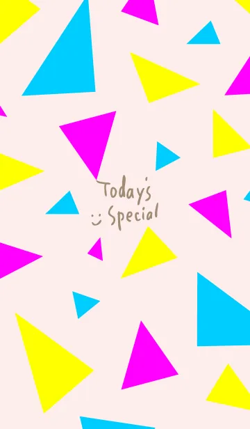 [LINE着せ替え] 3色三角25の画像1