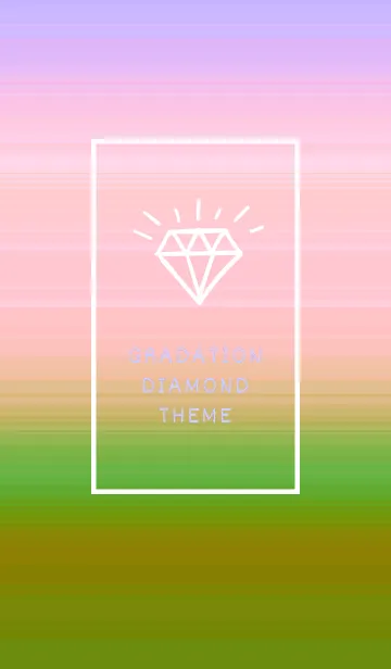 [LINE着せ替え] グラデーション ダイアモンド  224の画像1