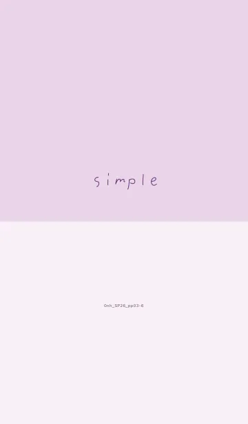 [LINE着せ替え] 0nh_26_パープル3-6の画像1