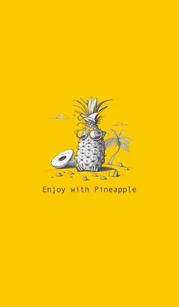 [LINE着せ替え] Enjoy with Pineappleの画像1