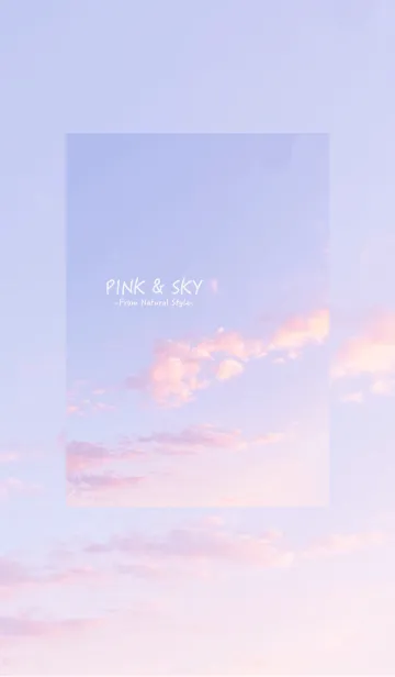 [LINE着せ替え] PINK＆SKY 18 ／ナチュラルスタイルの画像1